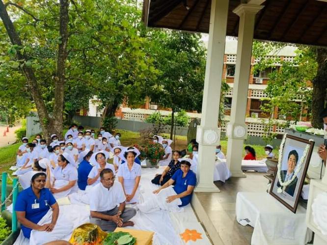 Almsgiving Ceremony for Hon.Shinzo Abe-3